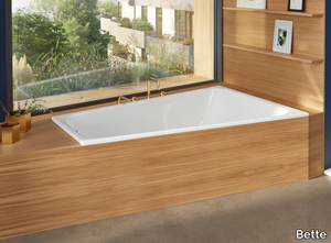 BETTESPACE L - 2 seater built-in steel bathtub _ Bette