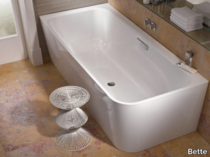 BETTEART V - Corner enamelled steel bathtub _ Bette