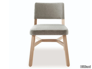 CROISSANT 570 - Beech and fabric chair _ Billiani