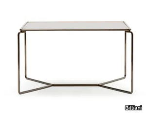 MARCEL 473 - Rectangular steel coffee table _ Billiani