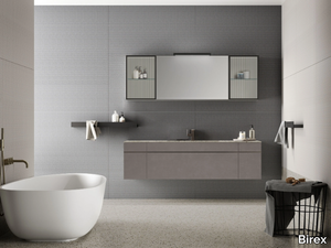 SIDÉRO COMP. 6 - Wall-mounted single vanity unit with drawers _ Birex