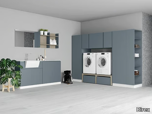 IDROBOX COMP. 3 - Laundry room cabinet with hinged doors _ Birex