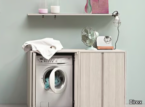 ACQUA E SAPONE - Elm laundry room cabinet for washing machine _ Birex