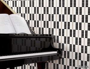 ALTERNANCE NOIR & BLANC - Glass mosaic _ Bisazza