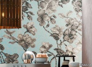 HANAMI AZZURRO - Glass mosaic _ Bisazza