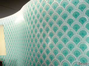 LOOP GREEN - Glass mosaic _ Bisazza