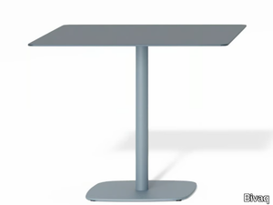 SIRKEL 74 - Square aluminium garden table _ Bivaq