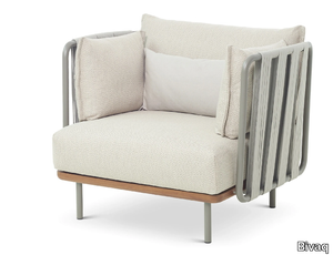 TEJA - Garden armchair with armrests _ Bivaq