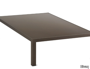 DATS - Rectangular aluminium coffee table _ Bivaq