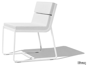 SIT - Sled base upholstered chair _ Bivaq