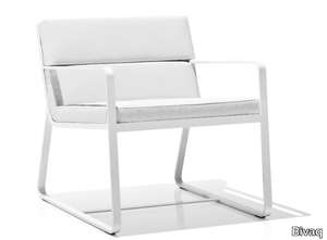 SIT - Sled base easy chair with armrests _ Bivaq