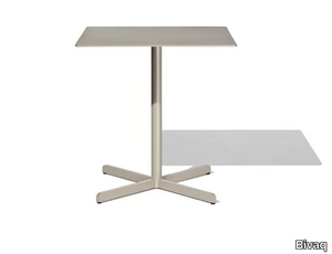 SIT - Aluminium table with 4-star base _ Bivaq