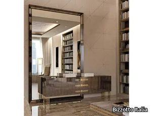 INFINITY - Rectangular wall-mounted framed mirror _ Bizzotto Italia