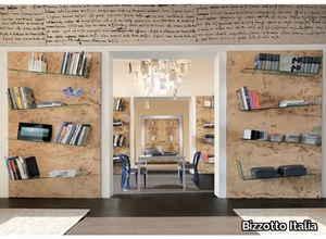 SIDNEY - Wall-mounted wooden bookcase _ Bizzotto Italia