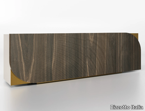 DROP - Oak sideboard with doors _ Bizzotto Italia