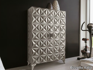 DIAMOND - Storage bathroom cabinet with doors _ Bizzotto Italia