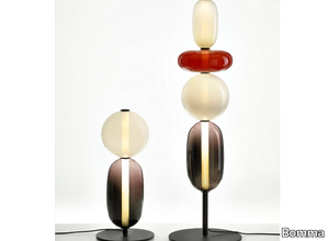 PEBBLES - Blown crystal floor lamp _ Bomma