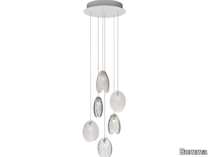MUSSELS 6 - LED crystal pendant lamp _ Bomma