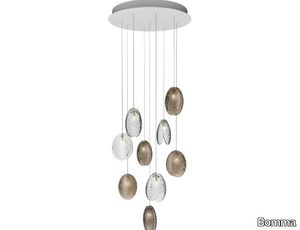 MUSSELS 9 - LED crystal pendant lamp _ Bomma