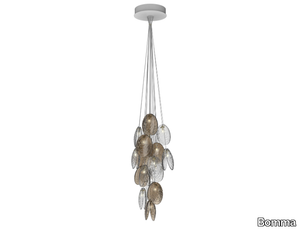 MUSSELS CLUSTER 18 - LED crystal pendant lamp _ Bomma