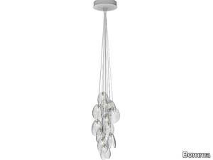 MUSSELS CLUSTER 12 - LED crystal pendant lamp _ Bomma
