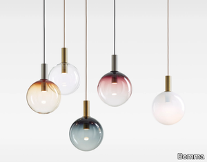 DIVINA - Blown glass pendant lamp _ Bomma