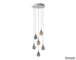 SOAP MINI 6 - LED crystal pendant lamp _ Bomma