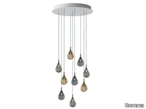 SOAP MINI 9 - LED crystal pendant lamp _ Bomma