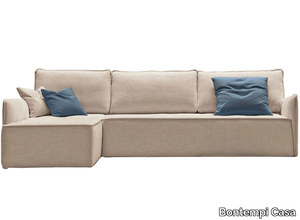 ANTARES - Modular fabric sofa with chaise longue _ Bontempi Casa