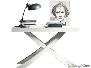 ARTISTICO - Extending steel and wood console table _ Bontempi Casa