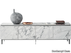 COSMOPOLITAN - Marble sideboard with doors _ Bontempi Casa