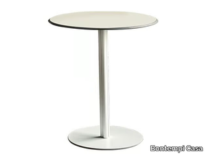 CLUB - Steel and wood garden table _ Bontempi Casa