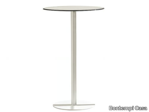 CLUB - Steel and wood high table _ Bontempi Casa