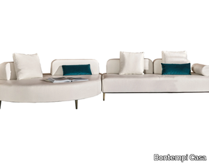 DENVER - Modular leather sofa _ Bontempi Casa