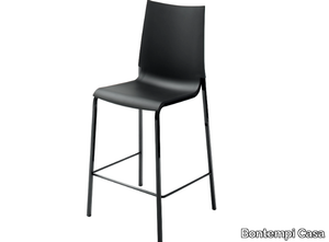 EVA - High polypropylene stool with back _ Bontempi Casa