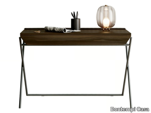 MATISSE - Steel and wood secretary desk with drawer _ Bontempi Casa