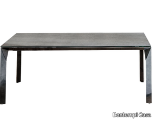 MIRAGE - Aluminium and SuperCeramic dining table _ Bontempi Casa