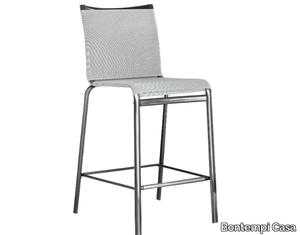 NET - High Texplast stool with back _ Bontempi Casa