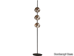 SFERATUS - LED glass and steel floor lamp with dimmer _ Bontempi Casa