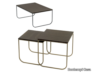 TOKIO - Steel and wood coffee table _ Bontempi Casa