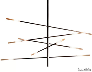 CROSSROAD - Painted metal pendant lamp _ Bonaldo