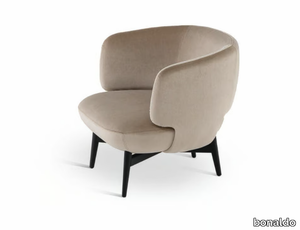 DOGE - Fabric armchair with armrests _ Bonaldo