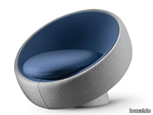 GLOBALOVE - Upholstered fabric armchair _ Bonaldo