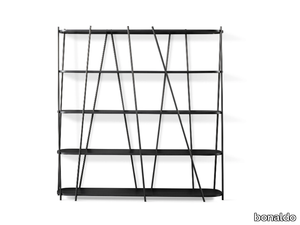 TWIGS - Open freestanding double-sided metal bookcase _ Bonaldo