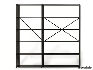 KAOS - Open double-sided metal bookcase _ Bonaldo