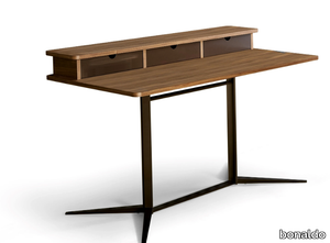 NELSON HOME OFFICE - Walnut secretary desk with drawers _ Bonaldo