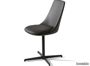 ITALA OFFICE - Swivel leather office chair _ Bonaldo