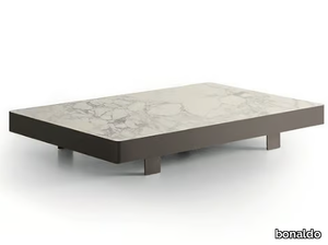 JAZZ - Low rectangular ceramic coffee table _ Bonaldo