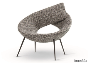 LOCK - Upholstered fabric easy chair _ Bonaldo