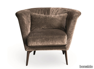 LOVY ARMCHAIR LOW - Fabric armchair with armrests _ Bonaldo